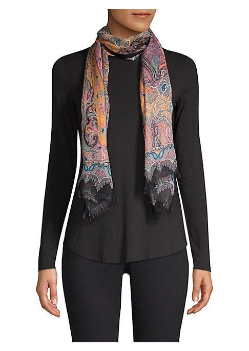 Etro Lightweight Paisley Scarf