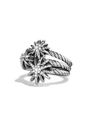 David Yurman Starburst Cluster Ring With Diamonds