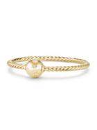 David Yurman 18k Gold Solari Bead Bracelet With Diamonds