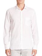 Billy Reid Long Sleeve Textured Button-down Shirt