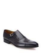 Saks Fifth Avenue Collection Leather Single Strap Monk Loafers