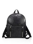 Uri Minkoff Zippered Leather Backpack