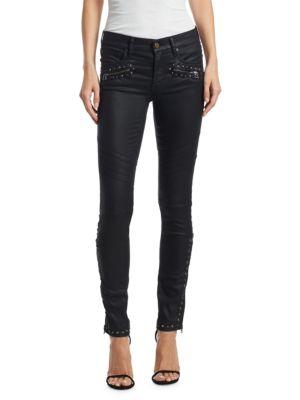 Polo Ralph Lauren Studded Coated Skinny Jeans