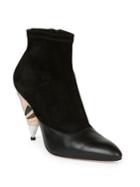 Givenchy Suede & Leather Ankle Boots