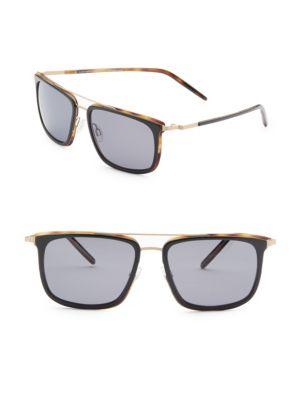 Allied Metal Works 57mm Square Sunglasses