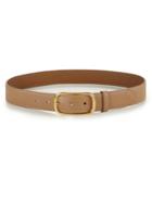 Prada Daino Pebbled Leather Belt