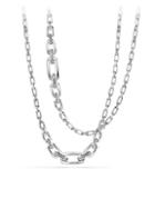 David Yurman Wellesley Link Chain Necklace With Diamonds