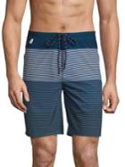 Surfside Supply Co. Multi-striped Board Shorts