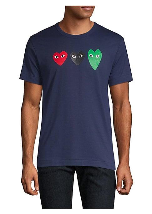 Comme Des Garcons Play Triple Heart Tee