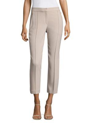 Elie Tahari Front Seamed Cropped Ankle Pants