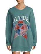 Tommy Hilfiger Collection Patchwork Long Sleeve Sweatshirt