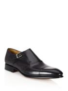 Saks Fifth Avenue Collection By Magnanni Captoe Monk Strap Dress Shoes