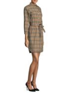 Burberry Plaid Belted Dress