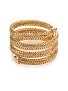 Roberto Coin Primavera Diamond & 18k Yellow Gold Four-row Wrap Bracelet
