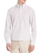 Eidos Pin-striped Cotton Shirt