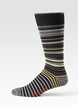 striped dress socks