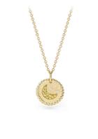 David Yurman Cable Collectibles Moon And Stars 18k Gold & Diamond Necklace