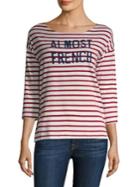 Sundry Maritime Stripe Almost French Tee