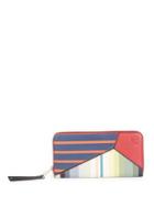Loewe Zip Around Striped Wallet
