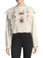 Free People The Amy Embroidered Top