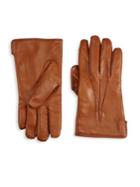 Saks Fifth Avenue Collection Cashmere Lined Clean Leather Glove