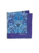 Ralph Lauren Exotic Floral Silk Pocket Square