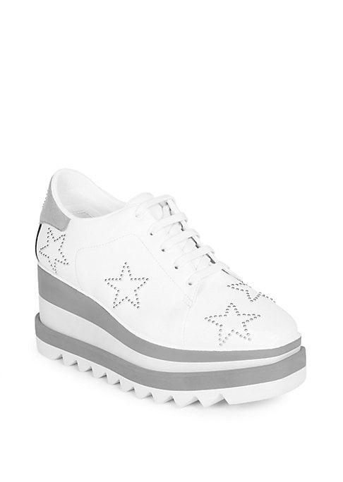 Stella Mccartney Sneak-elyse Studded Star Sneakers