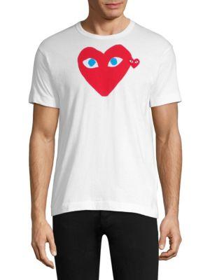 Comme Des Garcons Play Red Heart Tee