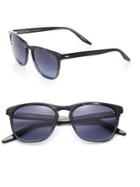 Barton Perreira Cutrone 53mm Polarized Square Sunglasses