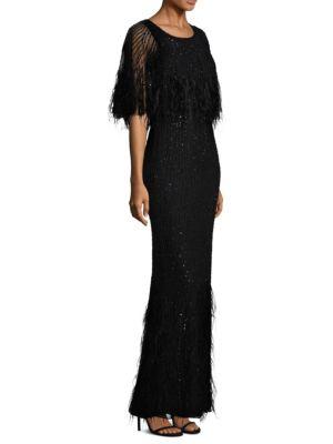 Parker Black Lorena Sequin Silk Dress