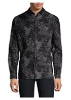 The Kooples Printed Button-down Cotton Shirt