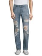 Dl Premium Denim Cooper Distressed Cotton Skinny Jeans
