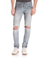 John Elliott Distressed Slim-fit Jeans