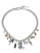 Marc Jacobs Tropical Charm Crystal Statement Necklace