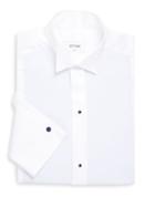 Eton Textured Long-sleeve Cotton Shirt