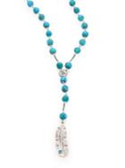Chan Luu Mixed Turquoise Drop Necklace