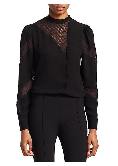 Valentino Lace Inset Blouse