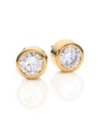 Michael Kors Park Avenue Glam Jeweled Stud Earrings/goldtone