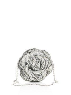 Judith Leiber Couture New Rose Crystal Clutch