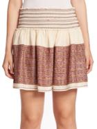 Loveshackfancy Beach Mini Skirt