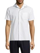 Officine Generale Piped Button-front Shirt