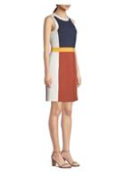Tory Burch Mya Colorblocked Midi Dress