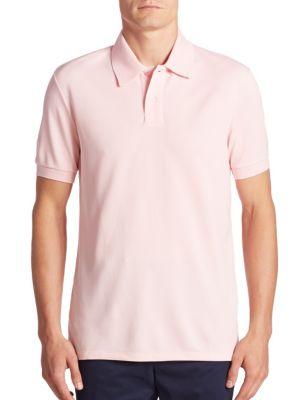 G/fore Solid Ribbed Collar Polo