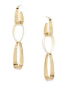 Lana Jewelry Bond Large Gloss 14k Yellow Gold Link Earrings