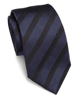 Armani Collezioni Pin Striped Silk Tie