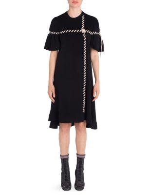 Fendi Stitch Rib Knit Dress