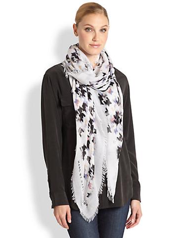 Marc By Marc Jacobs Shooting Houndstooth Scarf