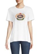 Burberry Gully Embroidered Logo T-shirt