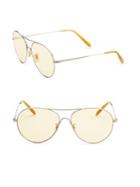 Oliver Peoples Rockmore 58mm Oversized Aviator Sunglasses