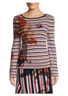 Etro Floral Striped Knit Top